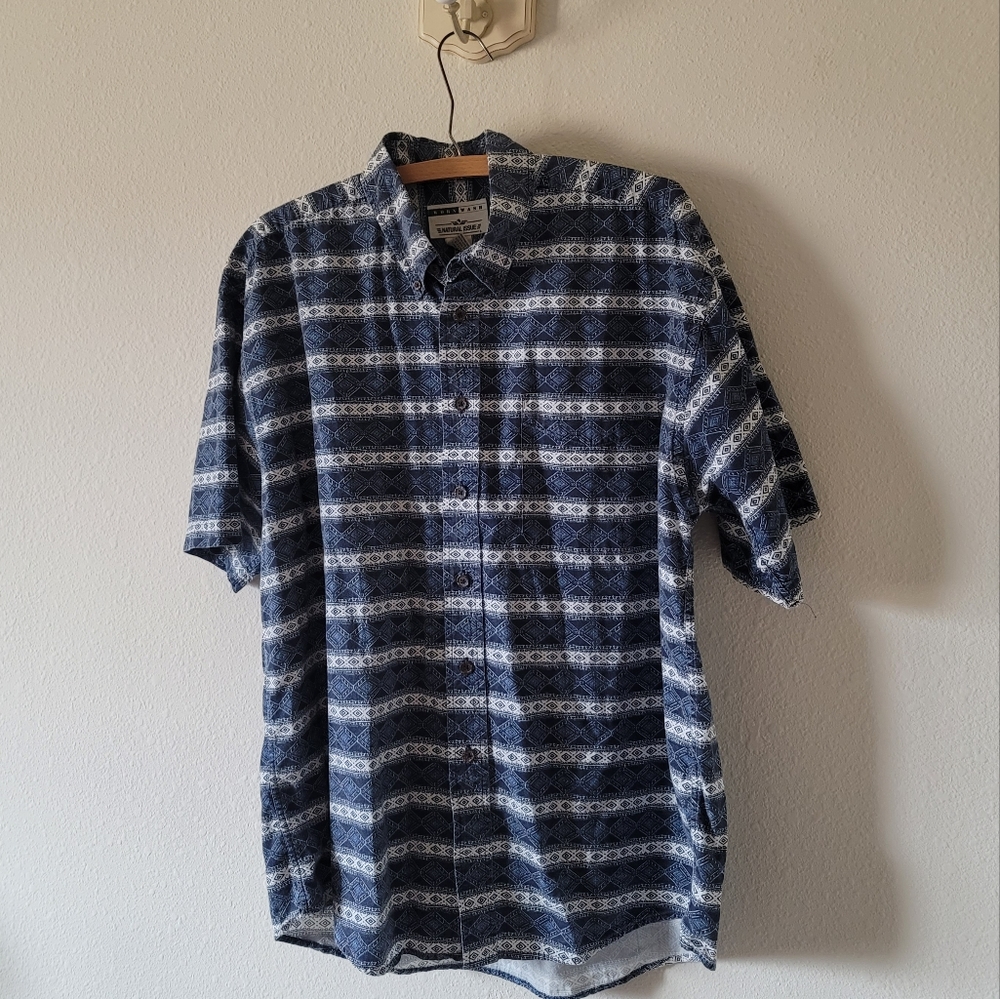 Euc Cotton Printed Button Down - image 7